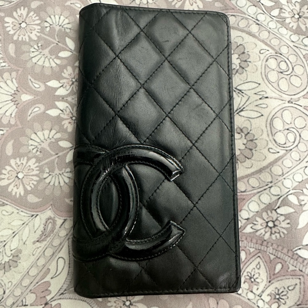CHANEL Cambon Line wallet authentic